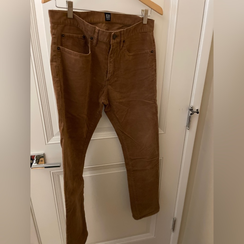 GAP Slim Corduroy Beige Tan Men’s Pants 30/30